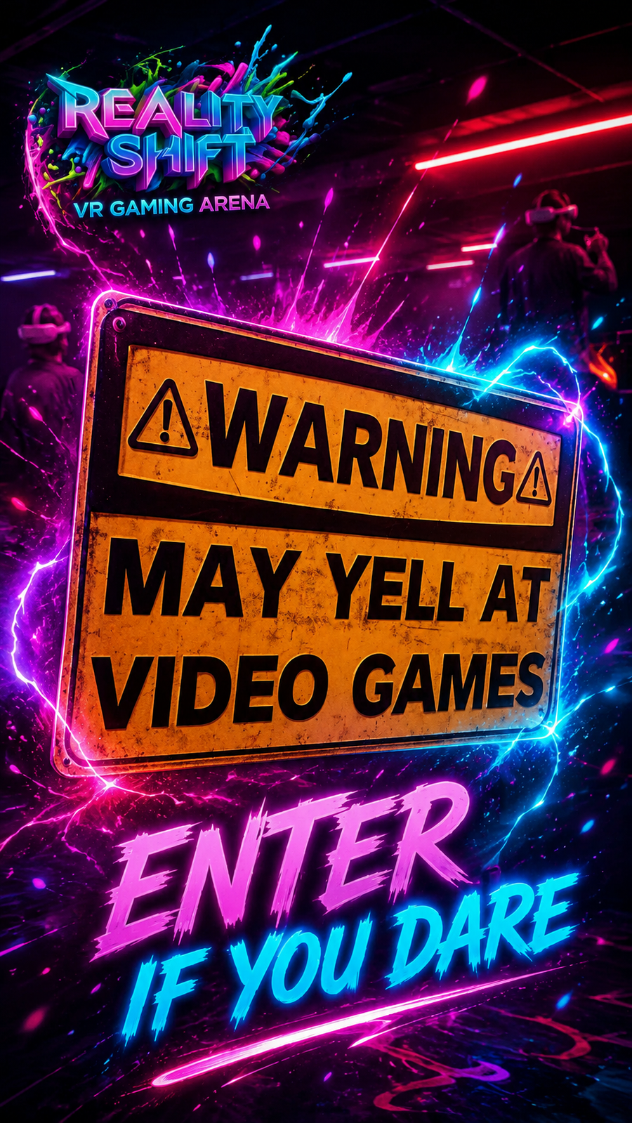 Enter if you dare poster