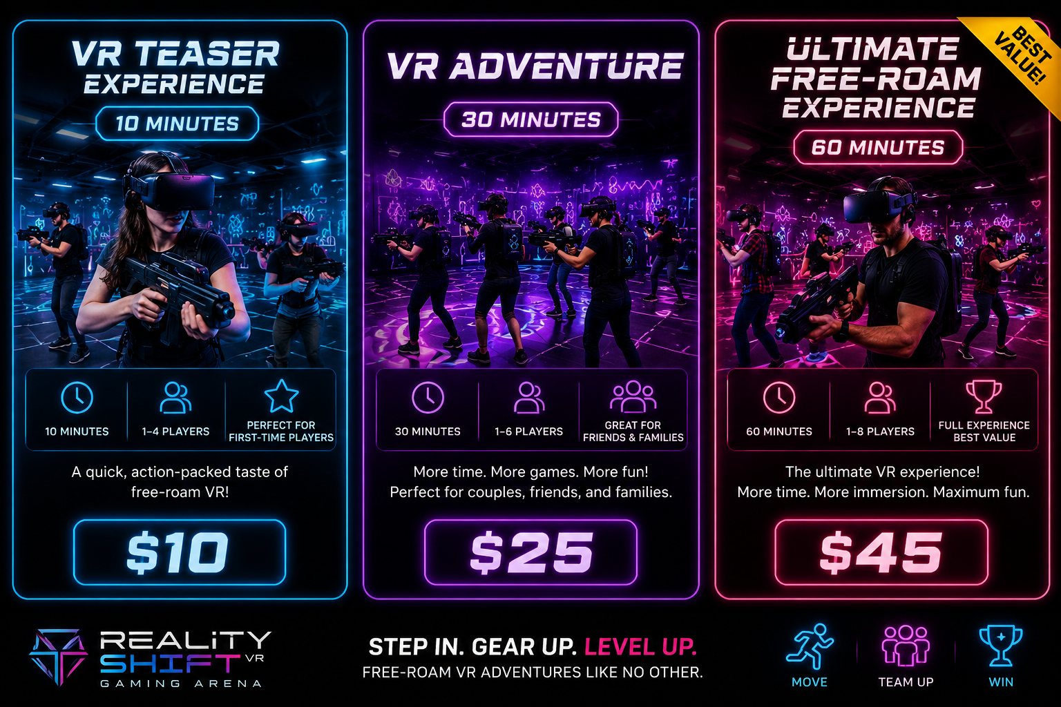 60 Minute Ultimate Free-Roam Experience